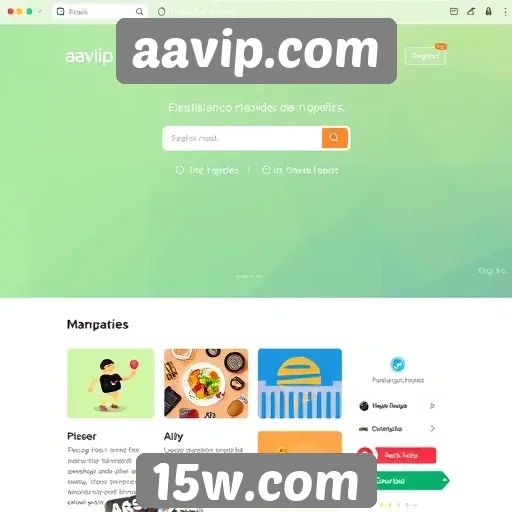 Análise da interface do usuário no site aavip.com